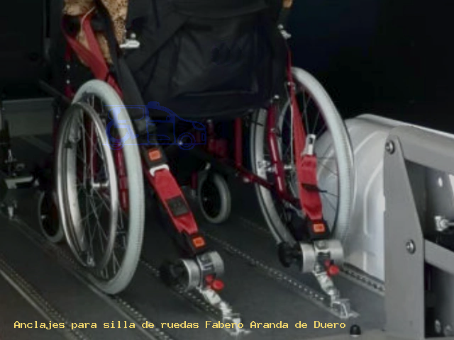 Anclaje silla de ruedas Fabero Aranda de Duero